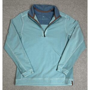 Tommy Bahama Blue Zip Up Sweater